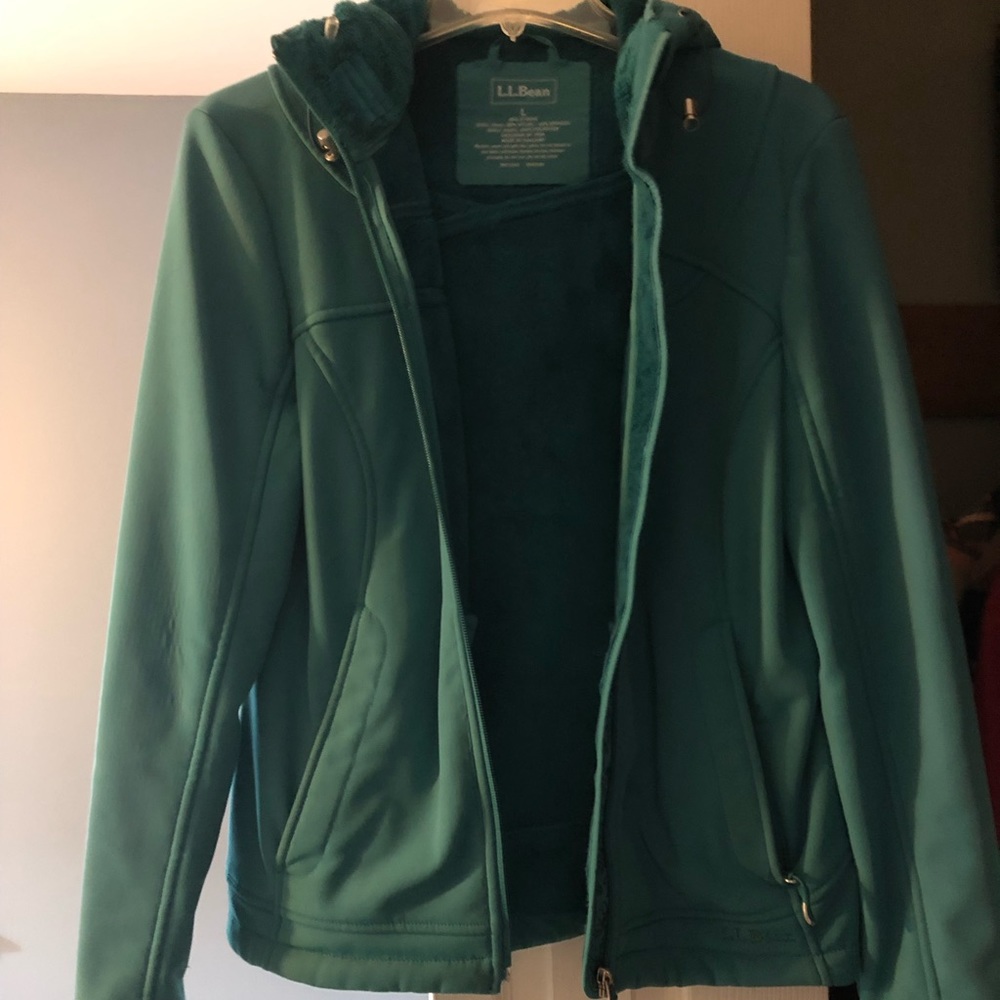 Ll bean jacket, comfy and warm